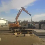 Modern materieel voor renovatiewerkzaamheden